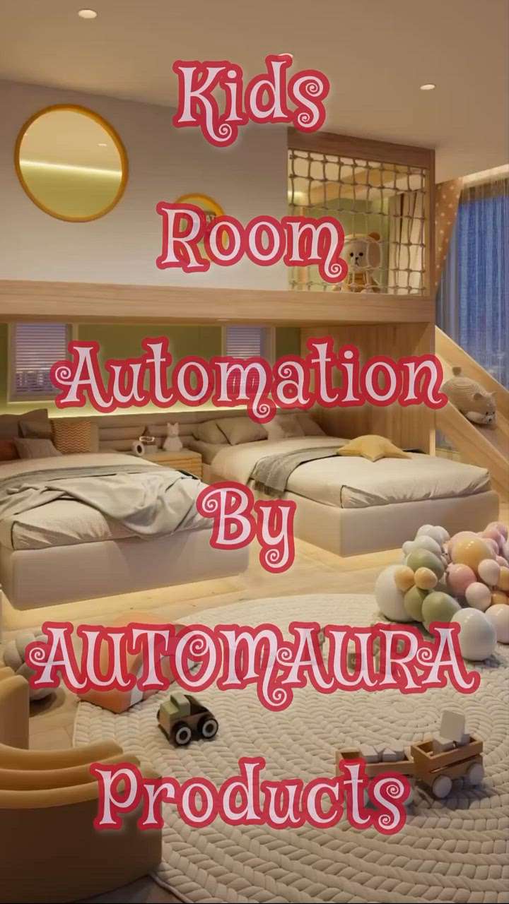 Children’s Room Automation By AUTOMAURA’s Home Automation Products.
#home #HomeAutomation #automated #InteriorDesigner #Architectural&Interior #architecturedesigns #interiorpainting #automationindustry #automaticstaircaselight #automationsolutions #automaticgate #rapid_automation #automatedscenes #light_ #lightiing #lightingdesigner #lightlover #KidsRoom #children #husband_wife #HouseDesigns #3d