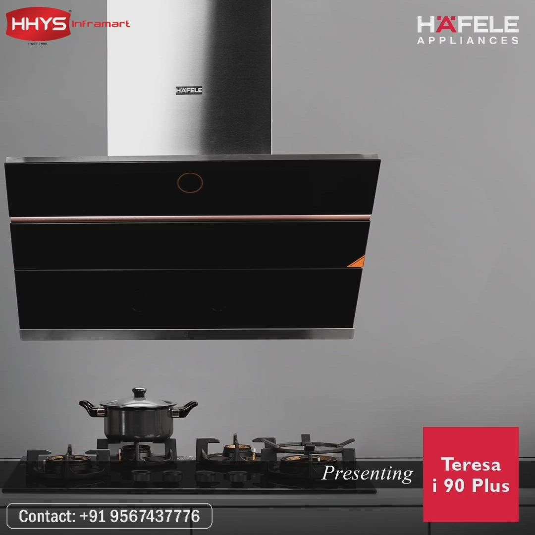 ✅ Hafele - Teresa i90 Plus

Experience Indias's First Pro Filter-Free Hood , extremely powerful yet super silent with 45dBA noise level. Intelligent AIR - Quality SEOSOR that senses 23 harmful VOCs.

Visit our HHYS Inframart showroom in Kayamkulam for more details.

𝖧𝖧𝖸𝖲 𝖨𝗇𝖿𝗋𝖺𝗆𝖺𝗋𝗍
𝖬𝗎𝗄𝗄𝖺𝗏𝖺𝗅𝖺 𝖩𝗇 , 𝖪𝖺𝗒𝖺𝗆𝗄𝗎𝗅𝖺𝗆
𝖠𝗅𝖾𝗉𝗉𝖾𝗒 - 690502

Call us for more Details :
+91 95674 37776.

✉️ info@hhys.in

🌐 https://hhys.in/

✔️ Whatsapp Now : https://wa.me/+919567437776

#hhys #hhysinframart #buildingmaterials #hafele #teresai90plus