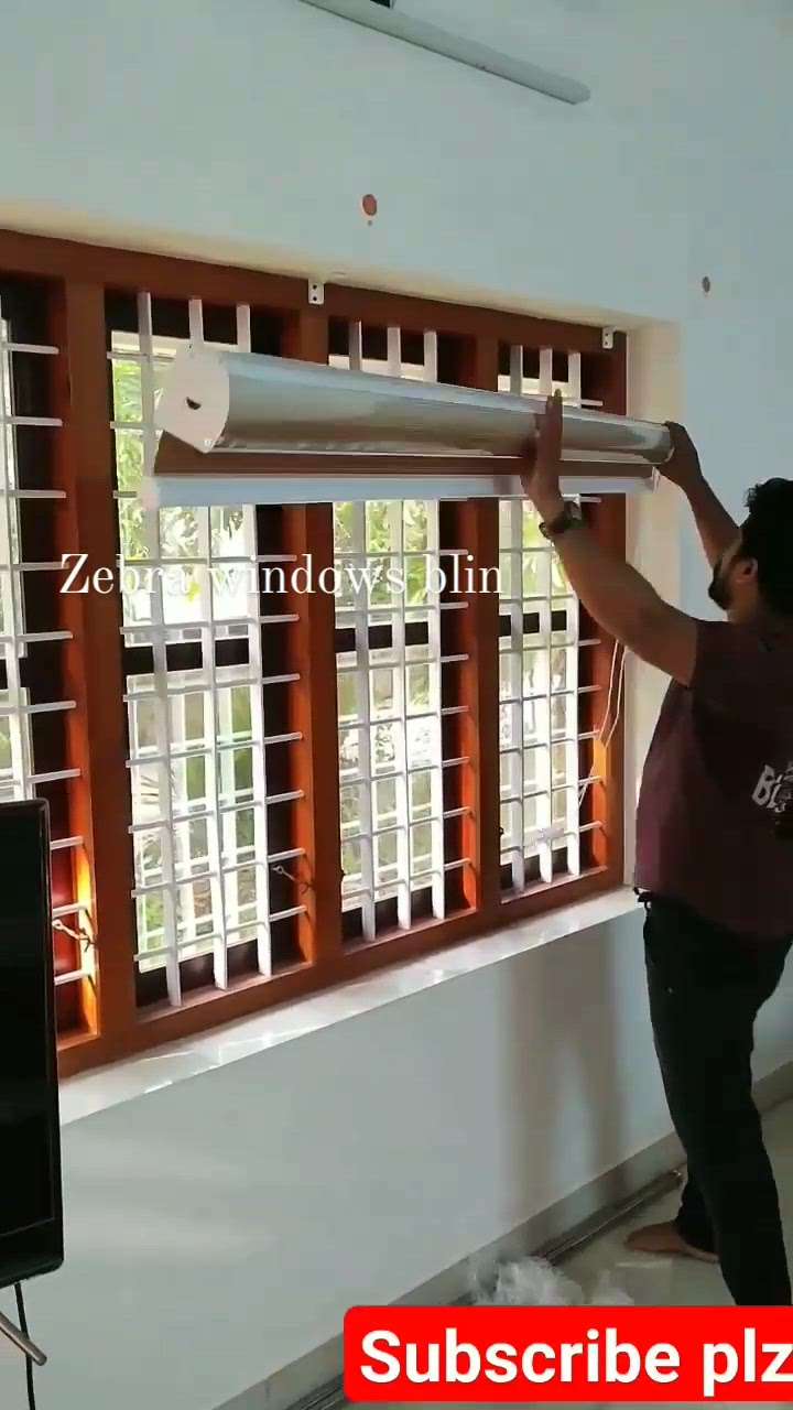 How to install blackout zebra blinds// zebra blinds making mayapuri delhi contact number 9891 788619