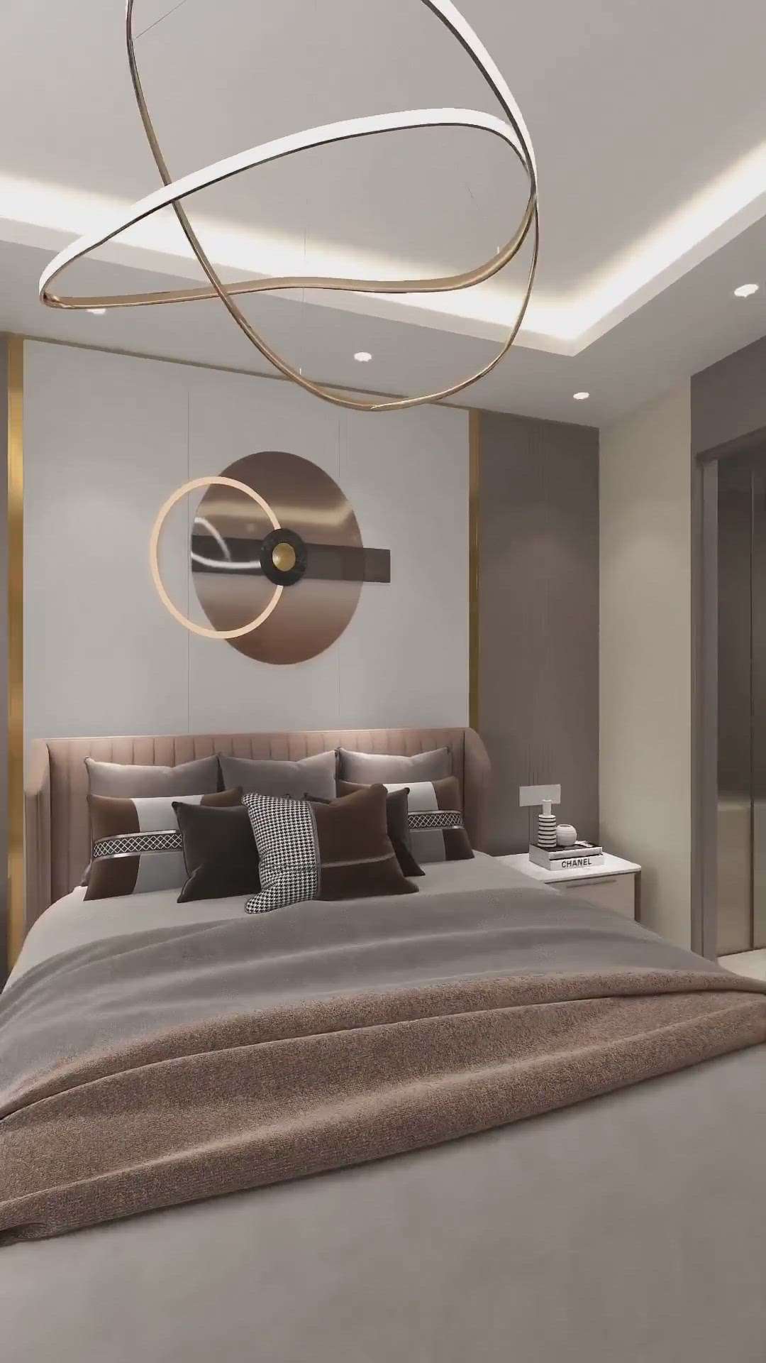 Master bedroom interior design
😍
#reflexinterior 
#reelsinstagram 
#masterbedroomdesinger 
#BedroomDecor