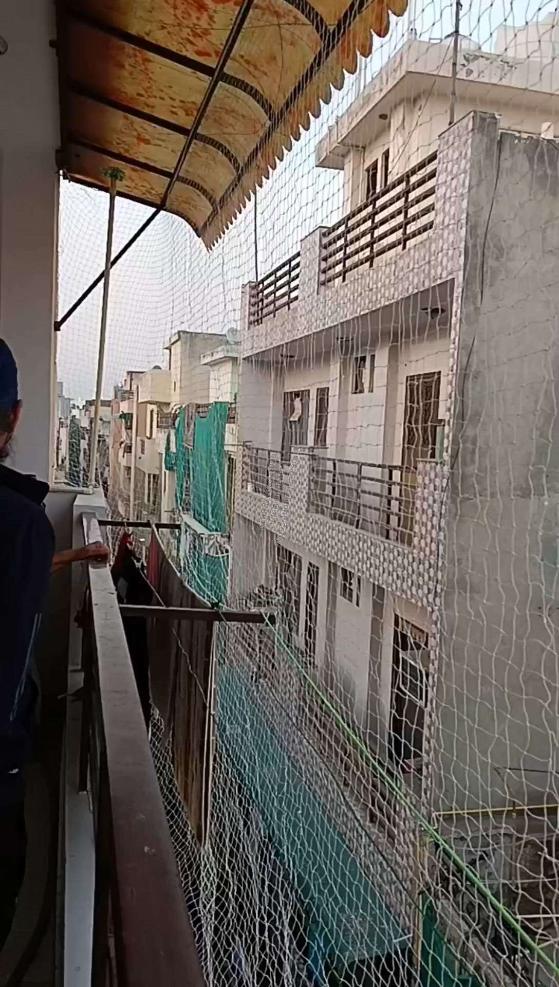 Our Complete Review of bird net balcony sefty l pigeon net balcony installation mayapuri Delhi 9891788619