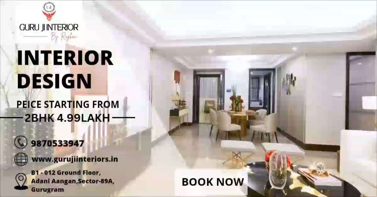 Complete Home Interior 
# Get High Quality and Modern Interior Design For Your Dream Home - At Affordable Price ✨
.
Guru ji interior
By Raghav
Call - 9870533947 
#gurujiinteriors
#Interiordesign #luxuryhomes
#PerfectInterior #homedecore