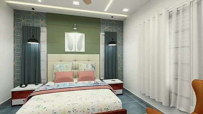 master bed room 3 d design