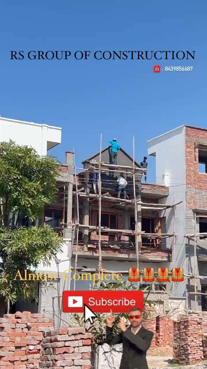 Construction by RS GROUP #HouseConstruction #Buildingconstruction #civilconstruction #civilcontractors #withmaterial #completed_house_construction