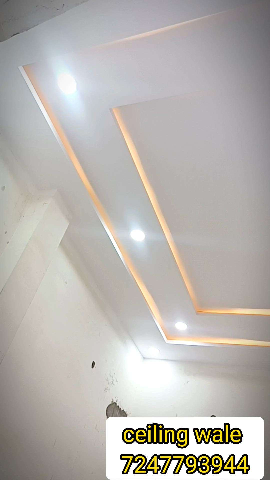#FalseCeiling & #popceiling 
#PVCFalseCeiling 
best quality ceiling work.