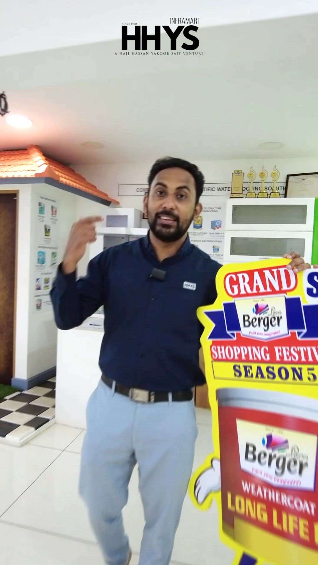 Grand Berger Shopping Festival Season 5
5000  രൂപയ്ക്കു മുകളിൽ Berger പെയിന്റ് ഉത്പന്നങ്ങൾ വാങ്ങിക്കൊണ്ടു ഈ ഫെസ്റ്റിവലിൽ പങ്കെടുക്കാൻ സാധിക്കും.
  ആഴ്ച തോറുമുള്ള നറുക്കെടുപ്പിൽ 7000 രൂപയുടെ സമ്മാനങ്ങളും, ബമ്പർ നറുക്കെടുപ്പിൽ വിജയ്‌ക്കുന്നവർക്കു സ്വിട്സർലാൻഡിലോ , മലേഷ്യയിലോ ഹോളിഡേയ് ആഘോഷിക്കാം.

#wallpaint #wallart #art #wallpainting #urbanart #graffiti #streetart #painting #paint #wall #interiordesign #homedecor #muralart #walldecor #graffitiart #homepainting #decorpaint #mural #interior #housepainting #decorpainting #painter #paintingcontractor #artist #design #renovation #sprayart #spraypaint #officepainting #paintingproject