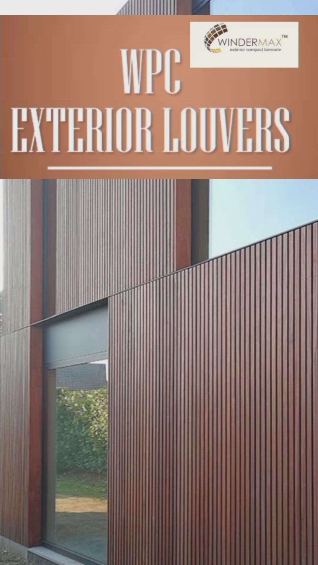 Windermax India presenting you WPC Louvers for Modern Exterior Elevation
.
.
#aluminiumlouvers #aluminium #Exterior #wpcinterior #louvers #elevation #Interiordesigner #Frontelevation #modernexterior  #Home #Decor #louvers #interior #aluminiumfin #fins #wpc #wpcpanel #wpclouvers #homedecor  #elevationdesign #architect #interior #exteriordesign #architecturedesign #fin #interiordesigner #elevations #drawing #frontelevation #architecturelovers #home #aluminiumfins
.
.
For more details our all products please visit websites
www.windermaxindia.com
www.indianmake.co.in 
Info@windermaxindia.com
or call us on 
8882291670 9810980278

Regards
Windermax India