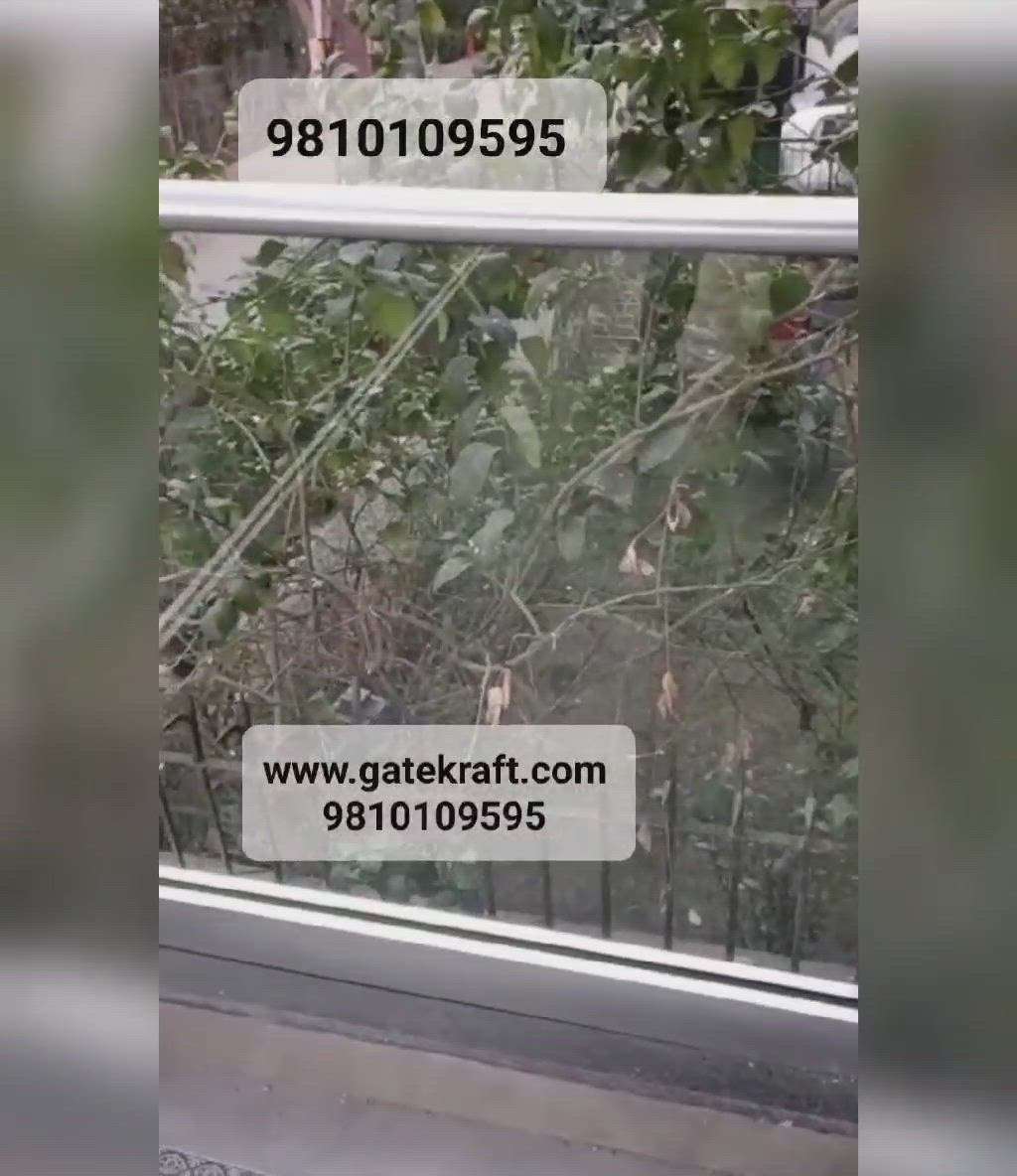 Frameless Balcony Glass railing manufacturers by Gate kraft services in delhi gurgaon noida faridabad ghaziabad ncr #GlassBalconyRailing #glassrailing #Framelessglassrailing #gatekraft