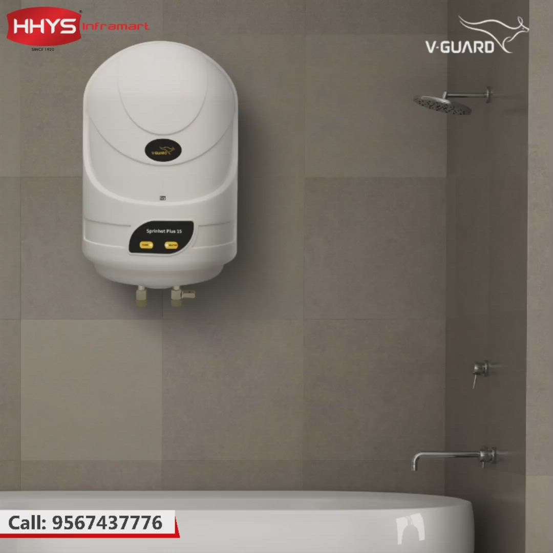 ✅ V Guard SPRINHOT PLUS

STOP WAITING FOR YOUR HOT WATER BATH

V Guard Presenting the New Sprinhot Plus with 2 Year Product Warranty & 5 Year Inner Tank Warranty.

👉 Outer cover made of Rust proof ABS material

👉 Inner tank made of 304L Grade Stainless Steel

👉 ACC protection in Inner tank

👉 Heating Element with ISI mark for extra long life

Visit our HHYS Inframart showroom in Kayamkulam for more details.

𝖧𝖧𝖸𝖲 𝖨𝗇𝖿𝗋𝖺𝗆𝖺𝗋𝗍
𝖬𝗎𝗄𝗄𝖺𝗏𝖺𝗅𝖺 𝖩𝗇 , 𝖪𝖺𝗒𝖺𝗆𝗄𝗎𝗅𝖺𝗆
𝖠𝗅𝖾𝗉𝗉𝖾𝗒 - 690502

Call us for more Details :
+91 95674 37776.

✉️ info@hhys.in

🌐 https://hhys.in/

✔️ Whatsapp Now : https://wa.me/+919567437776

#hhys #hhysinframart #buildingmaterials #vguardheater #waterheater