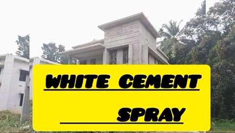 White Cement spray