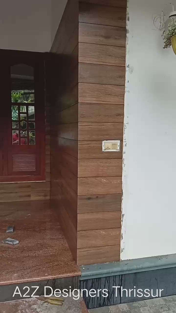 wooden wall tile, gypsum, plywood wood work.