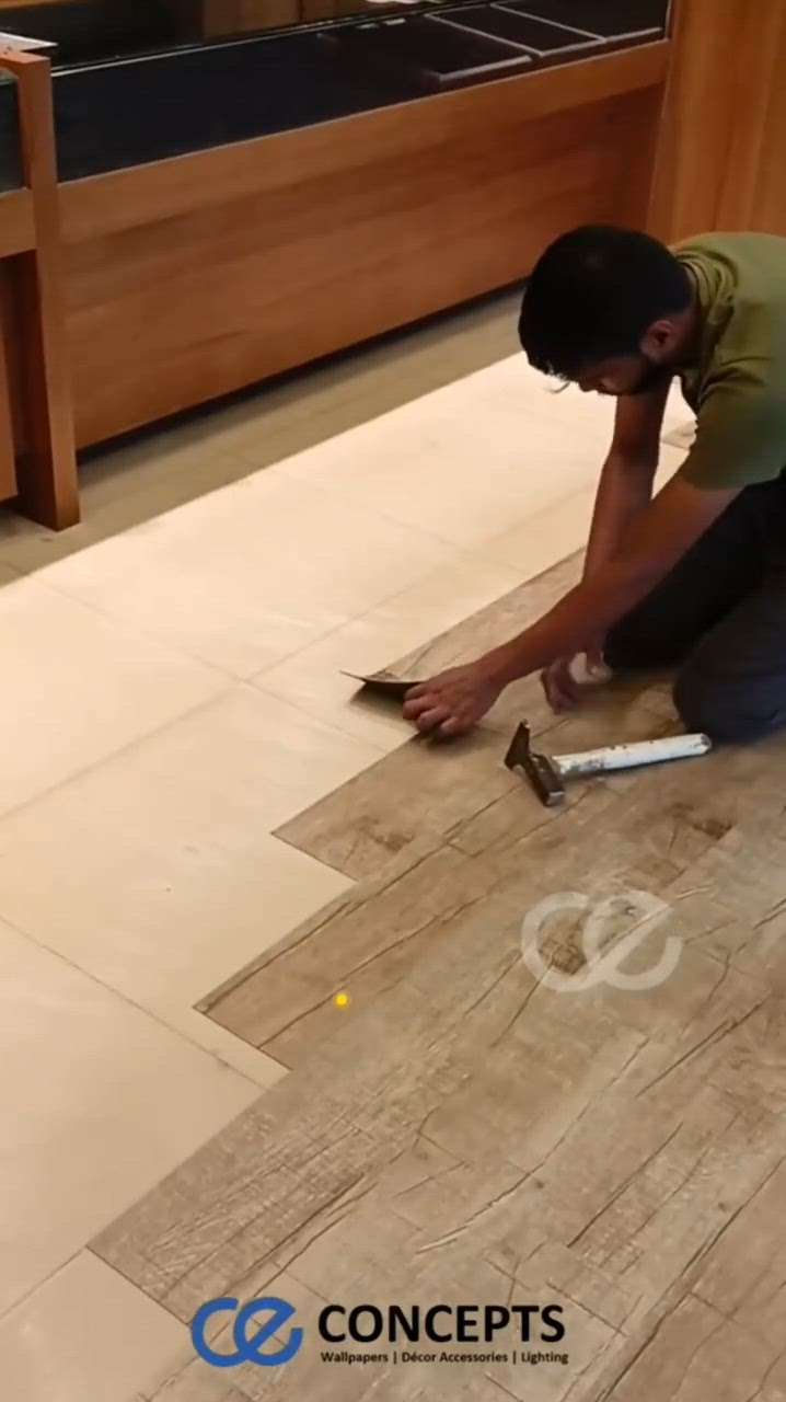 LVT Flooring 
Luxury Vinyl Tiles
Elegant Finish 
Easy & Quick Installation 
for existing floor renovation and new flooring