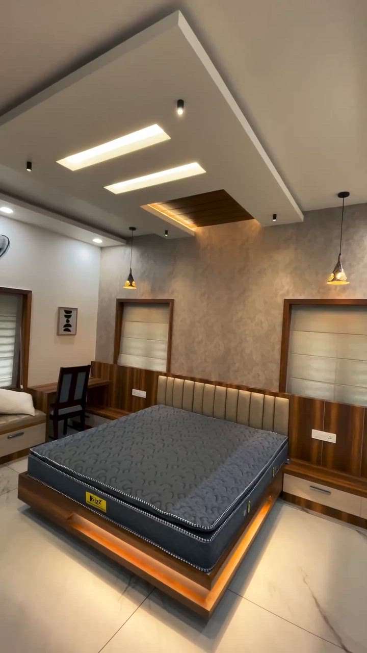 Bed Room Decor Thrissur Kerala Mob : 7907544304 #room #BedroomCeilingDesign #bedroominteriors #ModernBedMaking #bedroomdesign   #bedroominteriorwork