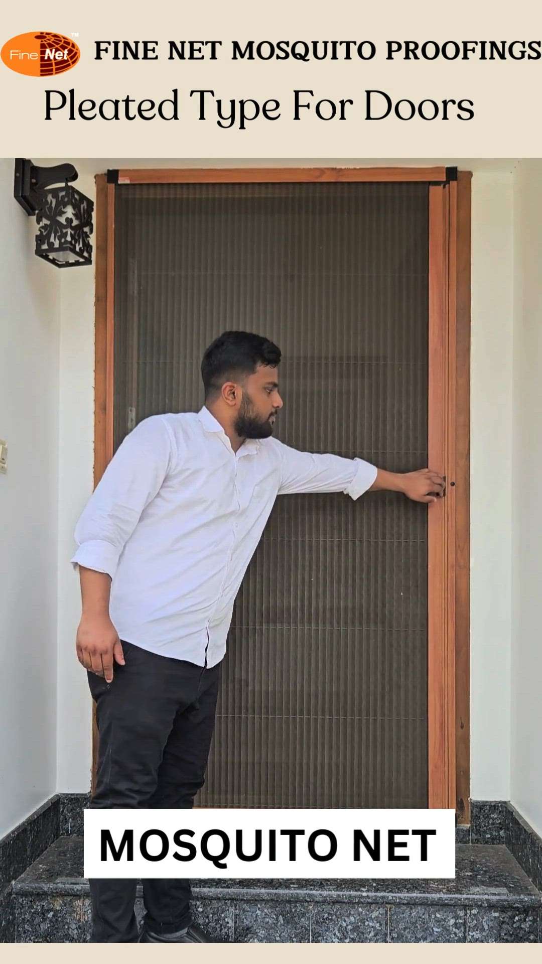 MOSQUITO NET 
Model: Pleated Type
Mosquito net for Doors, Windows, Balconies, and any other openings. Made with Durable and Quality materials only. Also available in Single, Double, and Triple Shutters.

Contact: +91 9847845470
Email:- finenet2424@gmail.com

 #mosquito  #mosquitonet  #mosquito_mesh  #mosquitodoor  #mosquitowindow  #mosquitocontrol  #insectscreens  #insect_screen #pleated_mesh