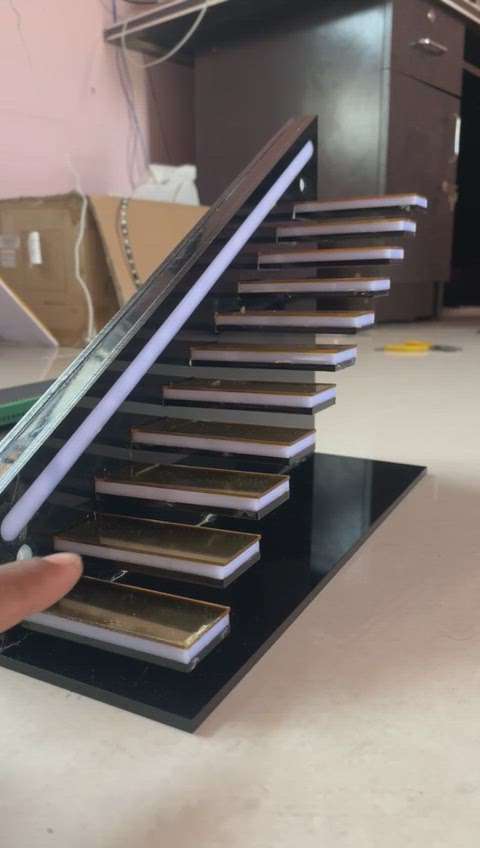 Stair lights, stair automation, stair sensors, stairs.