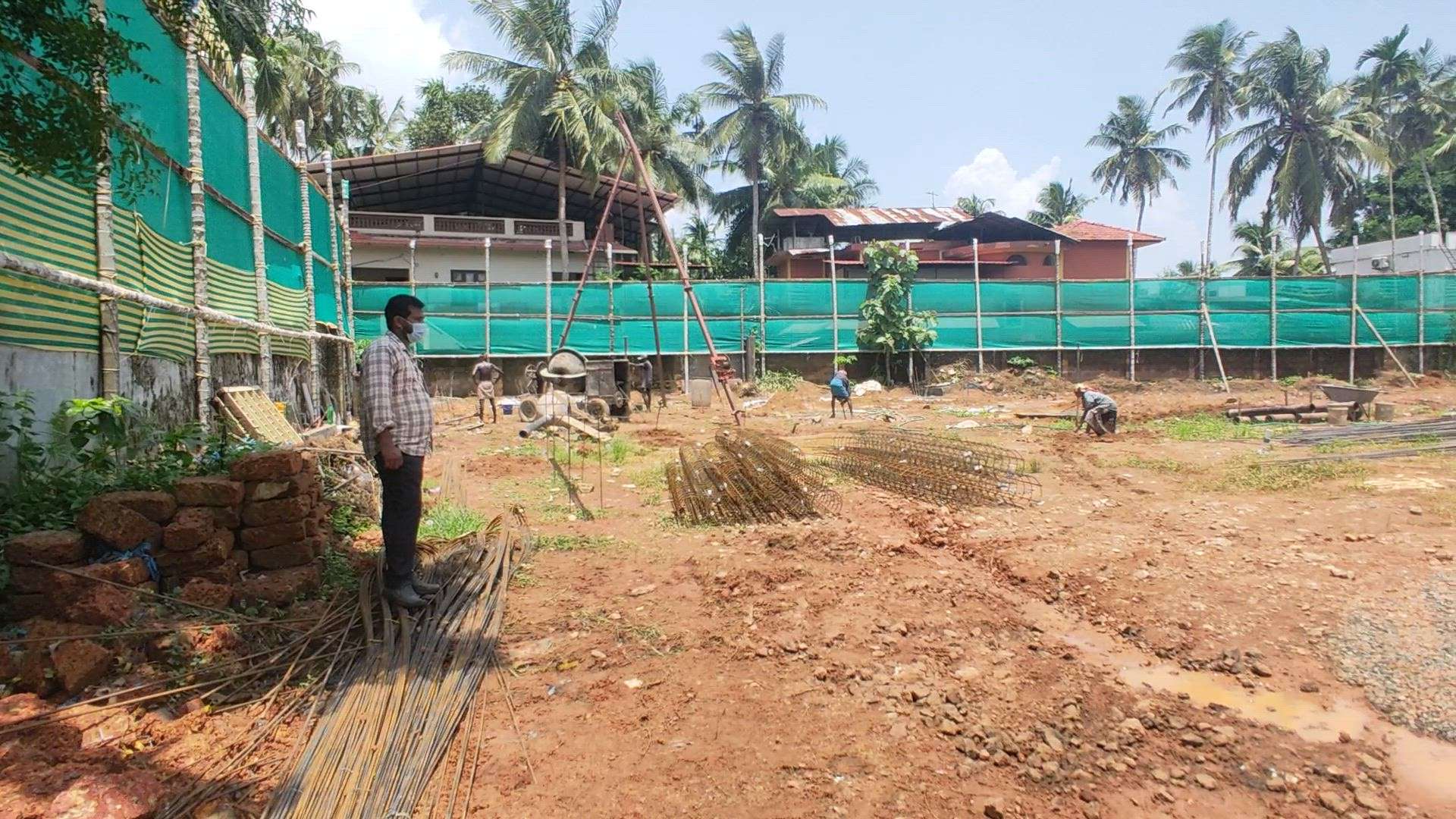 piling for 5500 SqFt Residence Project at Calicut
