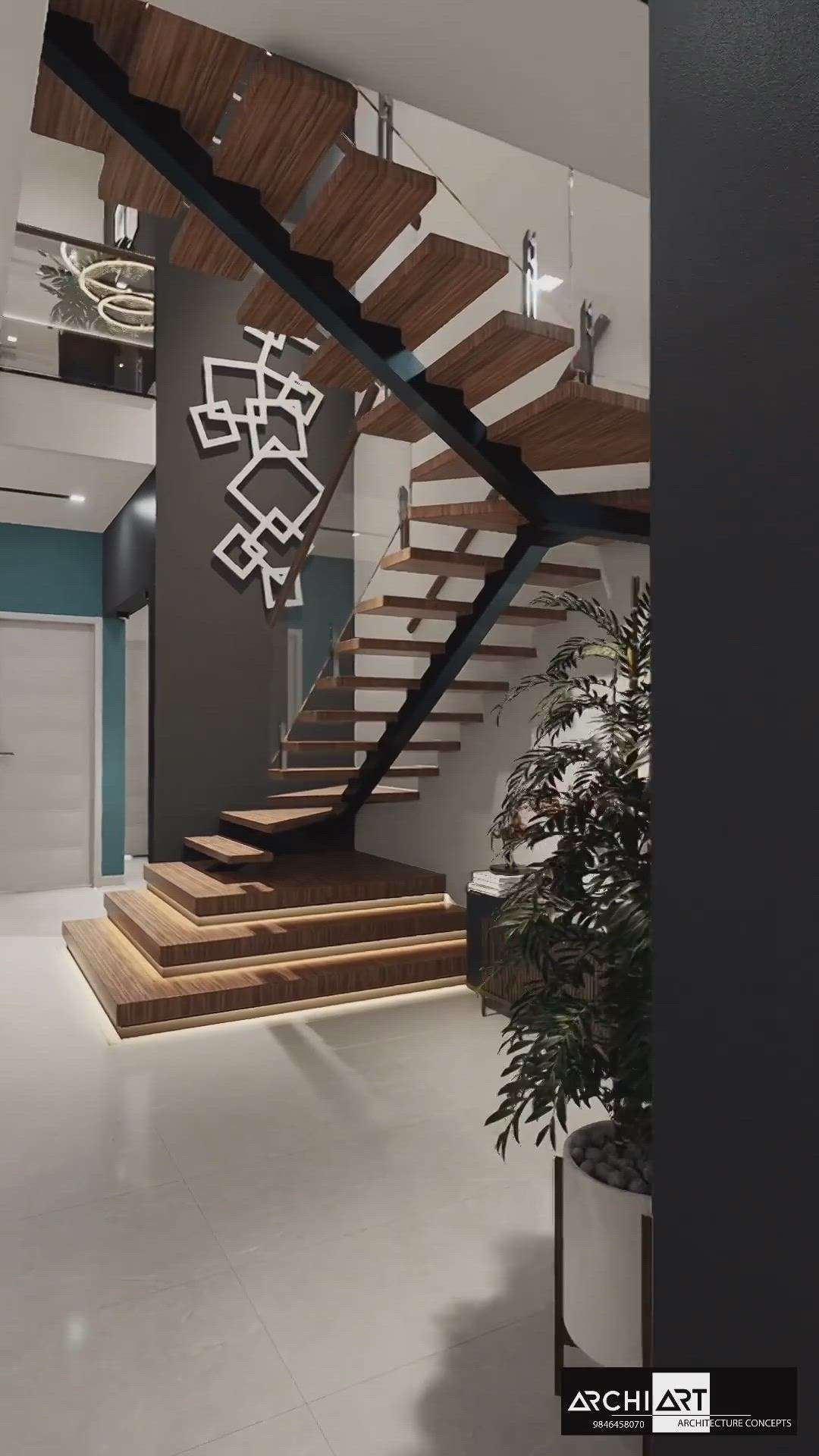 #StaircaseDecors  #artdesign  #Architectural&Interior 

call us 9929915722

 #wooden staircase  #LivingRoomSofa  #GlassHandRailStaircase  #FlooringTiles  #