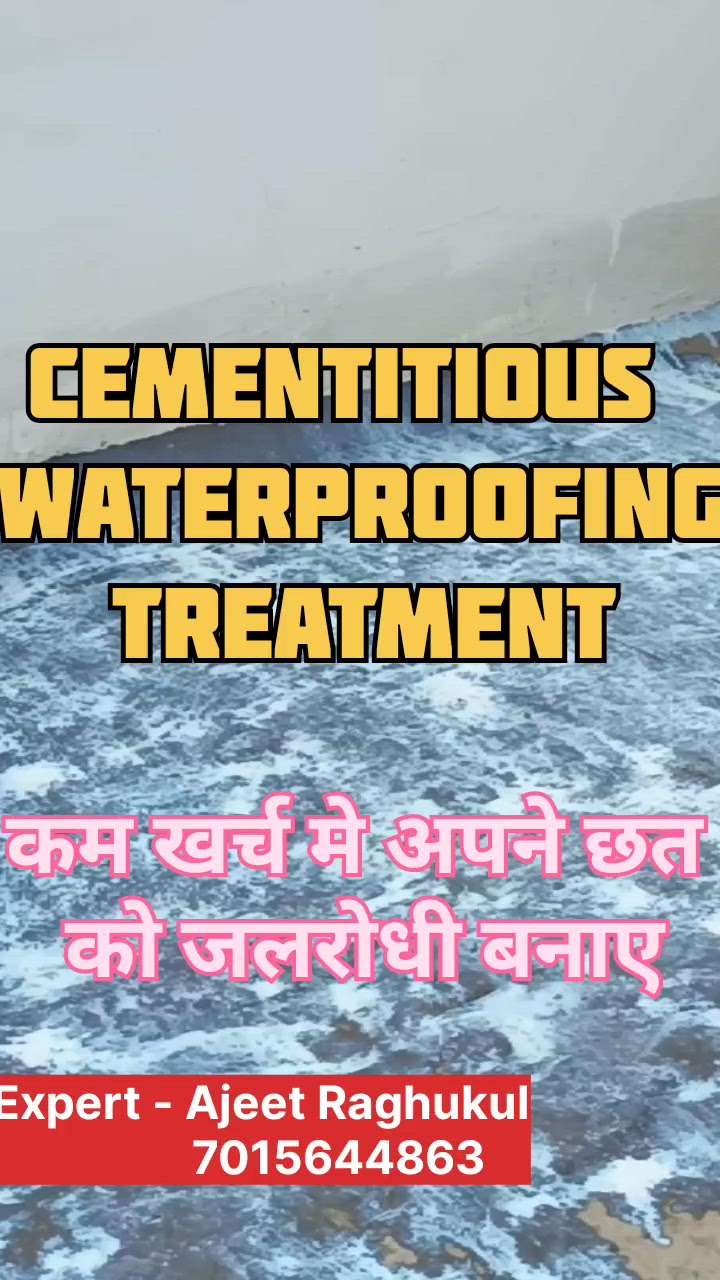 cementitious waterproofing treatment of primer coat
#waterproofing
#terracewaterproofing 
#leakage
#seelan 
#seepage
#jointrepairtreatment