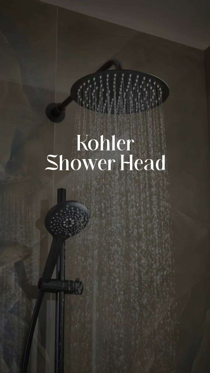 Kohler Rain Shower ( Round )
Material : Stainless Steel 
Finish : Chrome
Katalyst Spray Technology delivers a luxurious 'rain' experience
Master Clean spray face with silicon nozzles which are easy to clean
Resists mineral buildup and more durability 
2.5-Gallons of water flow per minute.

 #kohler #rainshower #roundhape #sanitaryshopping #showerhead #modernbathroom #koloapp #bestprice