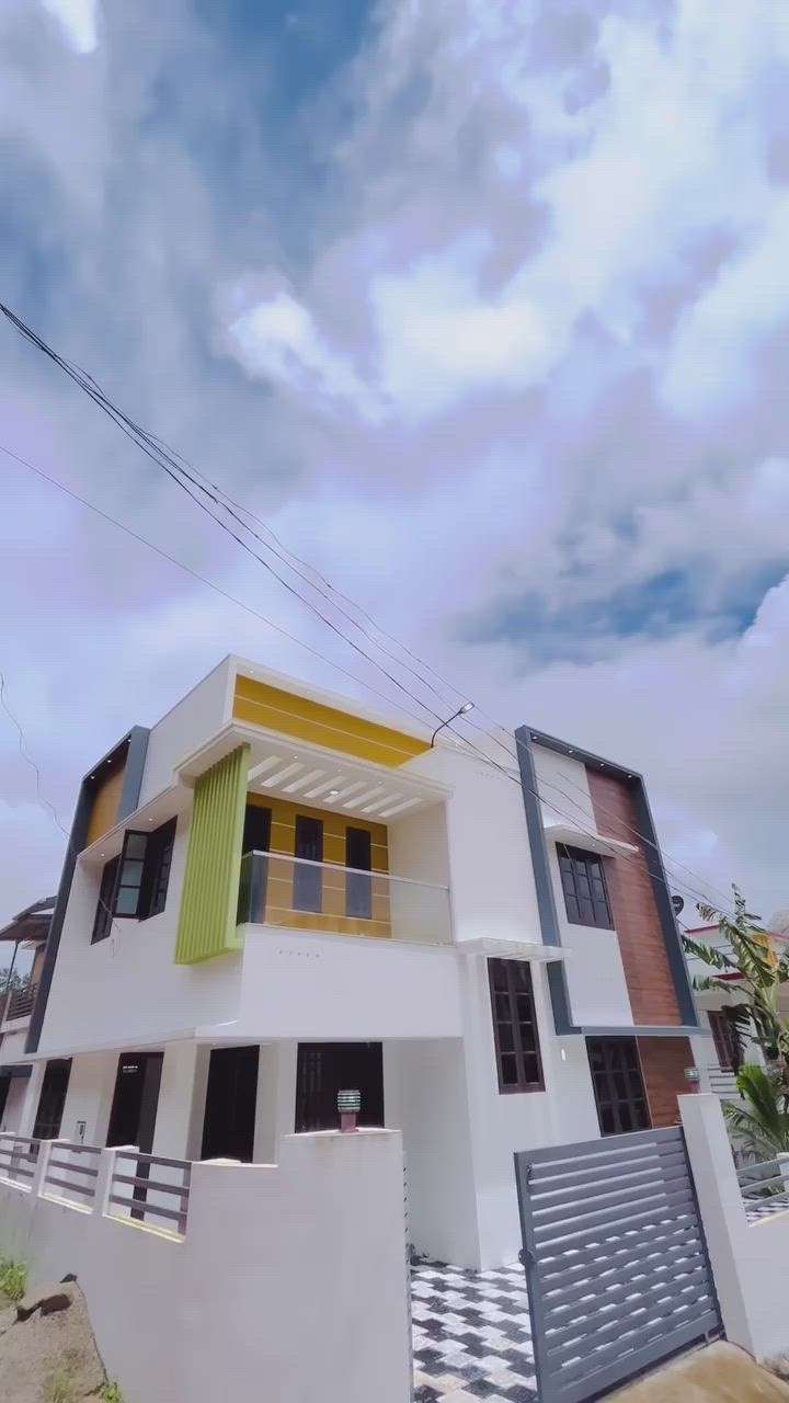 1500sqft contemporary model house, 4 cent DM for more details  #ContemporaryHouse #SmallHouse #lowbudget #lowcost #4cent #Architectural&Interior 
#3BHKHouse #3DPlans 
 #HouseDesigns #budget_home_simple_interi  #budgetplans