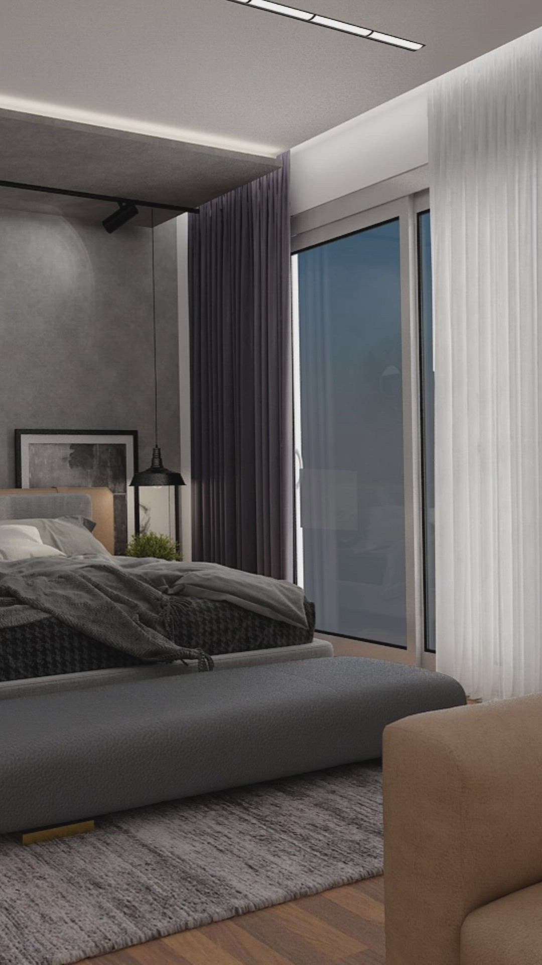 Apartment Bedroom Design ✨ #bedroomdesign #architectureinteriors #apartmentdecor #sweethome #kolo #facebook #instagram #bedroomdecor