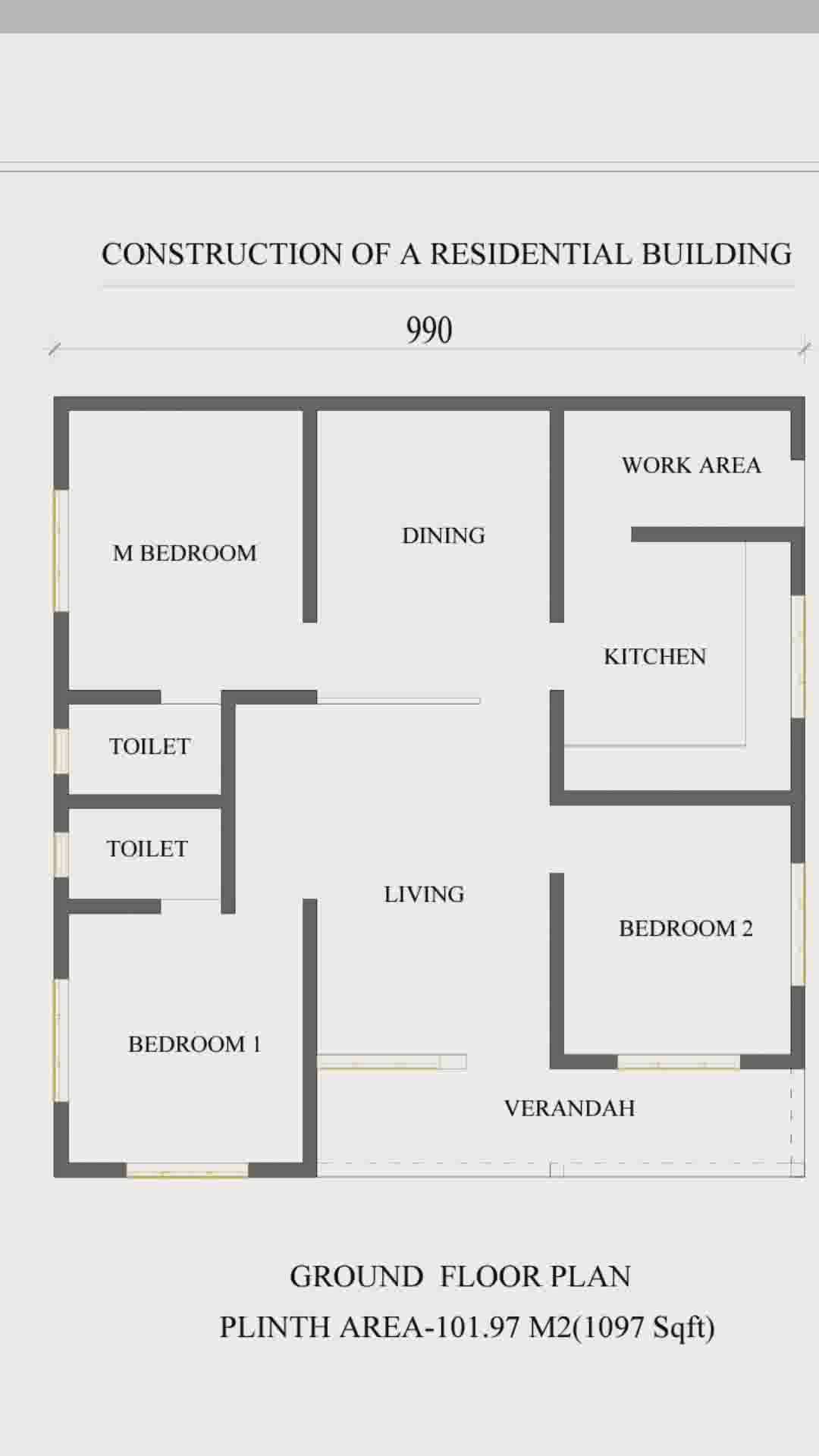 1000 sqft 3 bhk plan and traditional look elevation 😍😍😊😊.... hope u like....

designed by anju kadju


 #SmallHouse #TraditionalHouse #FloorPlans