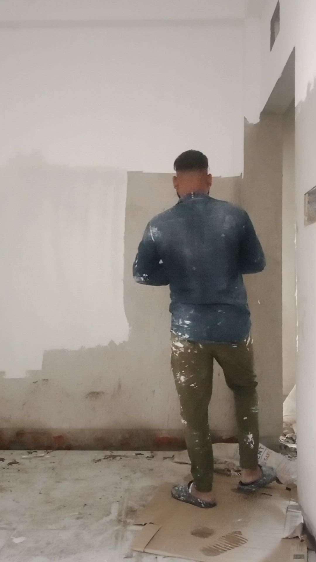 wall putty work honey thakur painting  contrector 9755892422 #indorecity  #indorewale  #indoreindia  #indoreworking  #indoresityconstruction  #indorehouse