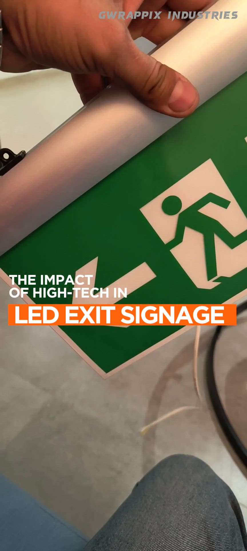 led exit signage  #InteriorDesigner  #LivingRoomInspiration  #LivingroomDesigns  #WallDecors  #corporateinteriors