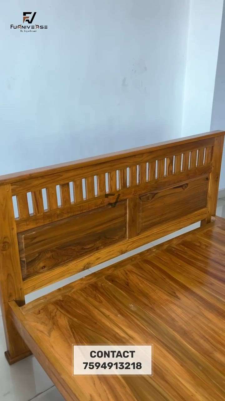 The original Teak wood cot made at FURNIVERSE Palakkad  #furniture   #furnitures  #Palakkad  #HomeDecor  #homefurnishings  #homefurnishingideas  #own_factory  #design_own_dream_house  #manufacturer