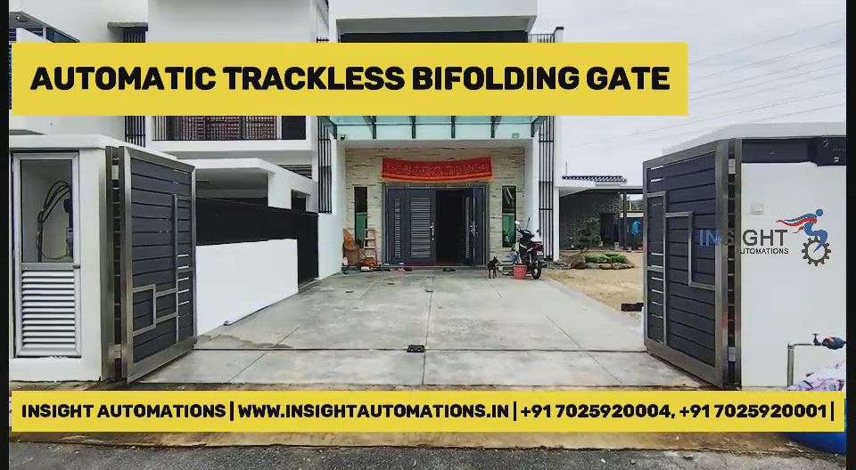 Trackless Bifolding Gate
Sales and Service all over Kerala, #insightautomations
#automaticgates