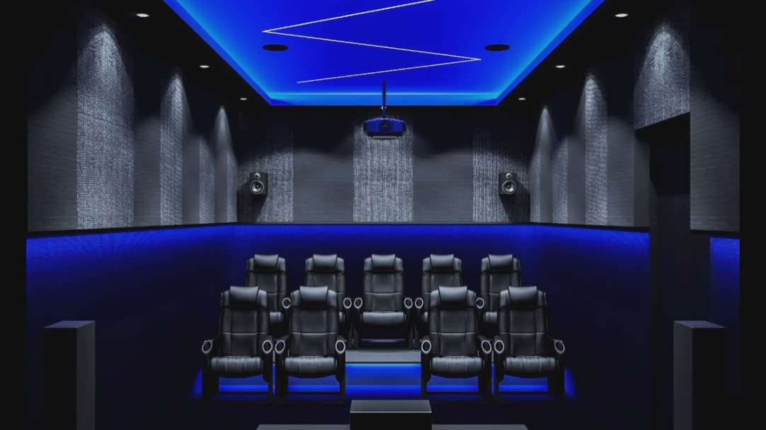 We have designed home theatre   #HouseDesigns #newhomesdesign #theatrerecliner #hometheatre #Hometheater