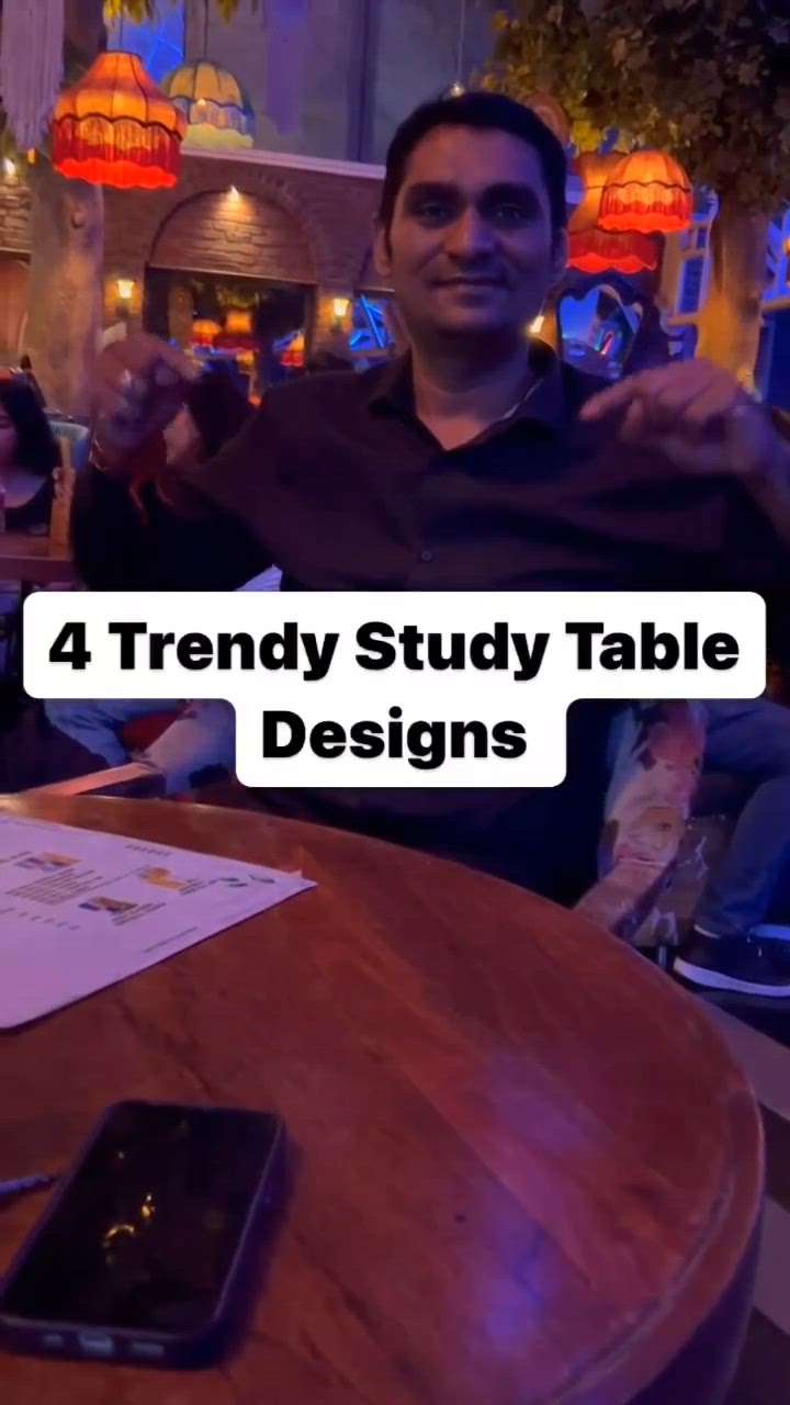 new trendy study table design  contact me for wooden work 
mob.9928334684
#woodenchairs #StudyRoom #studyroominterior #studyroominterior #Studylight #studyarea #viralvideo #kolohindi #kolopost