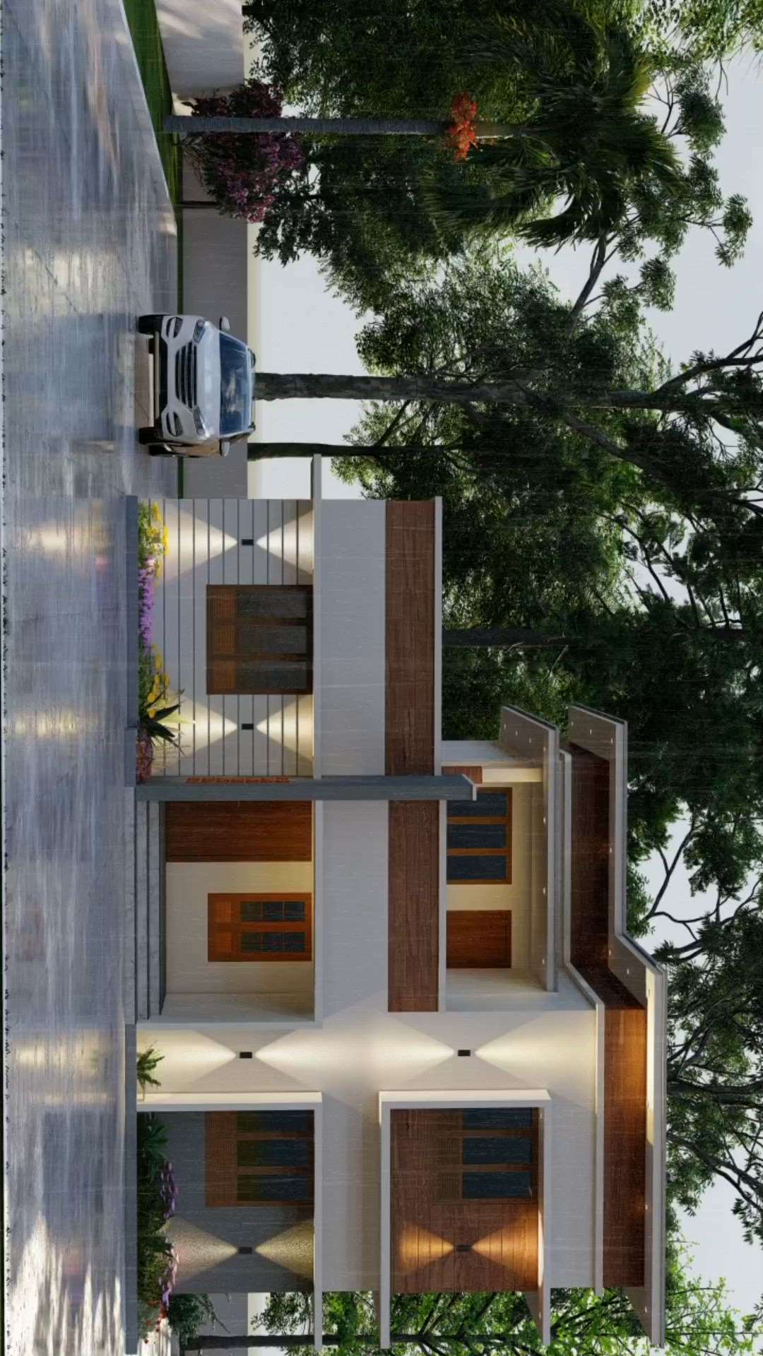 #ContemporaryHouse #ContemporaryDesigns #ElevationHome #3dmodeling #KeralaStyleHouse #rainyday