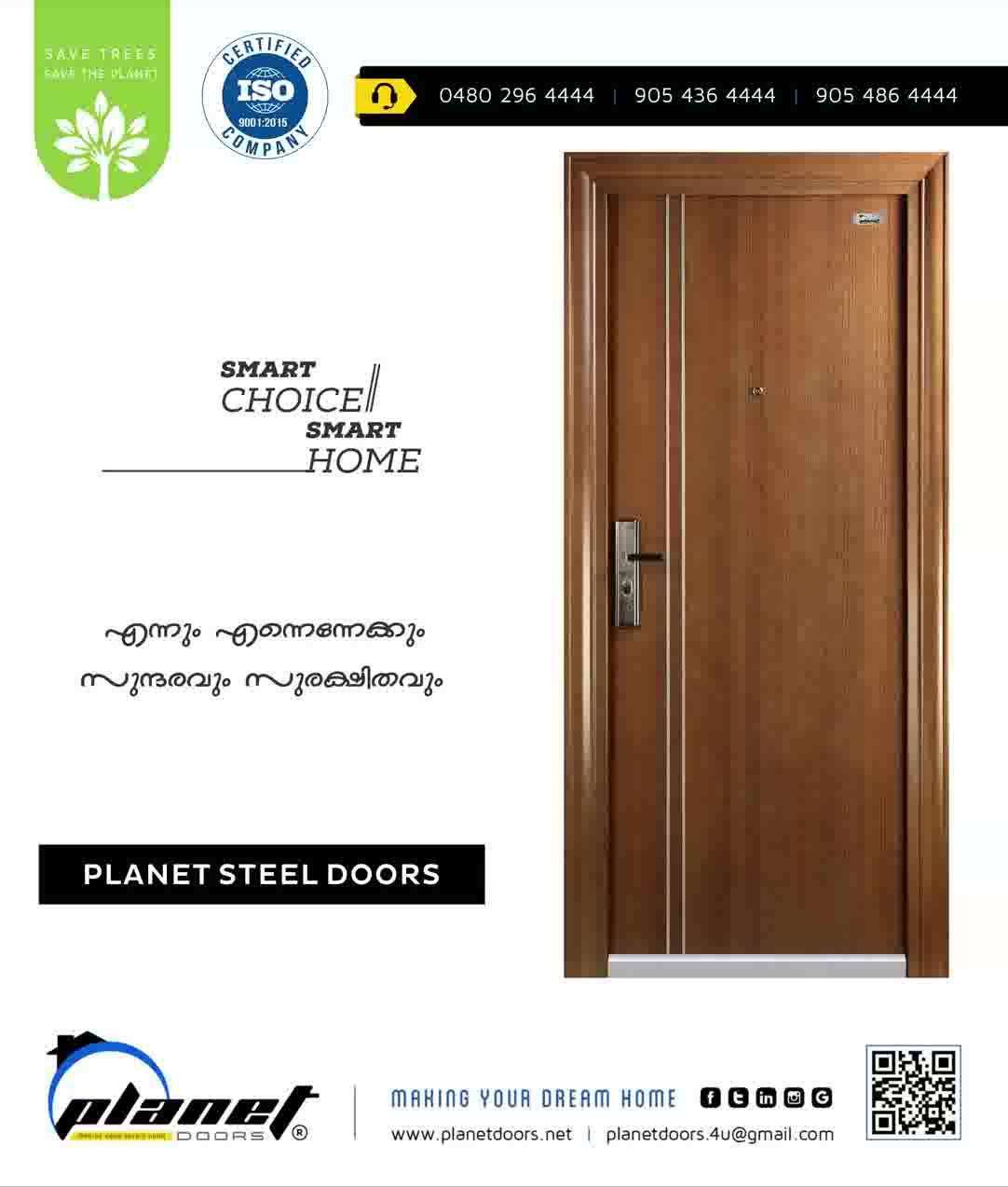 PLANET DOORS 🚪 MAKING YOUR DREAM HOME 🏡

എന്നും എന്നെന്നേക്കും സുന്ദരവും സുരക്ഷിതവും

/// SMART CHOICE, SMART HOME ///

OUR PREMIUM PRODUCTS...

✔️ STEEL DOORS

✔️ PVC DESIGNER GLASS DOORS

✔️ uPVC DESIGNER DOORS

✔️ FRP DOORS

✔️ MINI PVC GLASS DOORS

✔️ MOULDED PANEL DOORS

✔️ CURTAIN BLINDS 

കേരളത്തിലുടനീളം വിതരണ ശൃംഖലയും വില്പനാനന്തര സേവനവും. 

👉 For more details contact us: 04802964444 - 9054364444 - 9054864444.

👉 https://wa.me/919054364444 - https://wa.me/919054864444






#planetdoors #thrissur #kerala 

#doors #pvcdoors #upvcdoors #frpdoors #fiberdoors #mouldeddoors #skindoors #paneldoors #glassdoors #steeldoors #decorativedoors #bathroomdoors #bedroomdoors #kitchendoors #curtain #blinds #windows #home #decor #interior