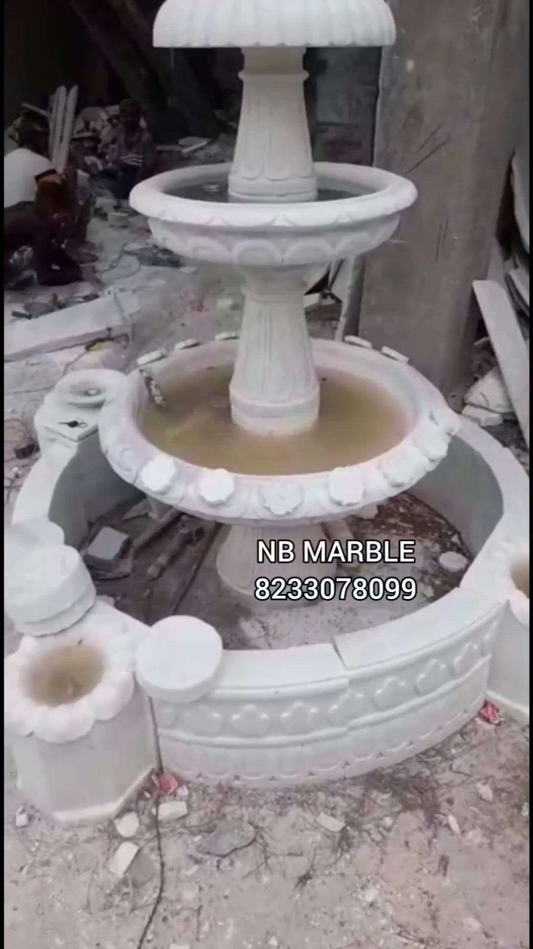 White Marble Carving Fountain With Pond

Decor your garden with beautiful fountain

We make manufacturer of marble and sandstone fountain 

We make any design according to your requirement and size

Follow me @nbmarble 

More information contact me
082330 78099 

#fountain #whitemarble #nbmarble #gardendecor #gardenfountain #marblework #marblefountain #landscape #waterfountain #waterfalls