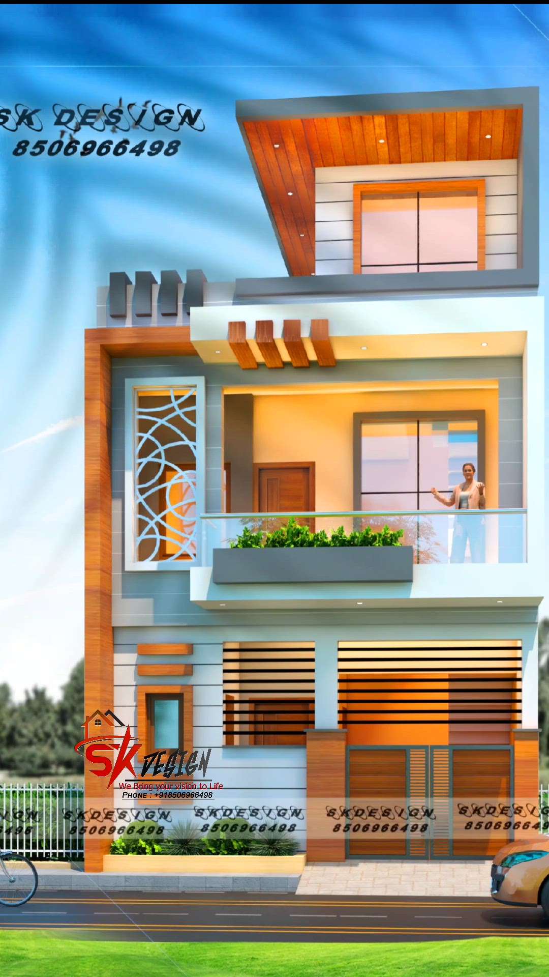 #HouseDesigns #HouseConstruction #Architect #frontElevation #realistic #HomeDecor #skdesign666 #kolopost #koloviral
