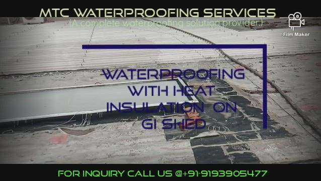 GI SHED(TIN SHED)WATERPROOFING WITH HEAT INSULATION DONE @ NEW DELHI
TEMP REDUCED 10°C 
 #WaterProofings 
#WATERPROOFINGSERVICES
#waterproofingsolutions #ontimedelivery
#heatresistant 
#heatReduction #heatproofing #qualityisourresponsibility #bestindelhi #bestintown