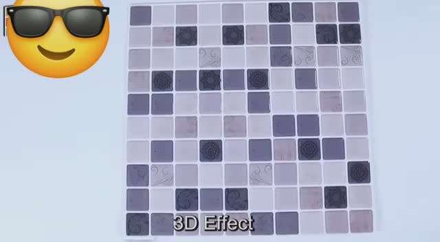 3D Epoxy wall and floor tiles... First time in india self adhensive.
 #InteriorDesigner  #KitchenTiles  #HomeDecor