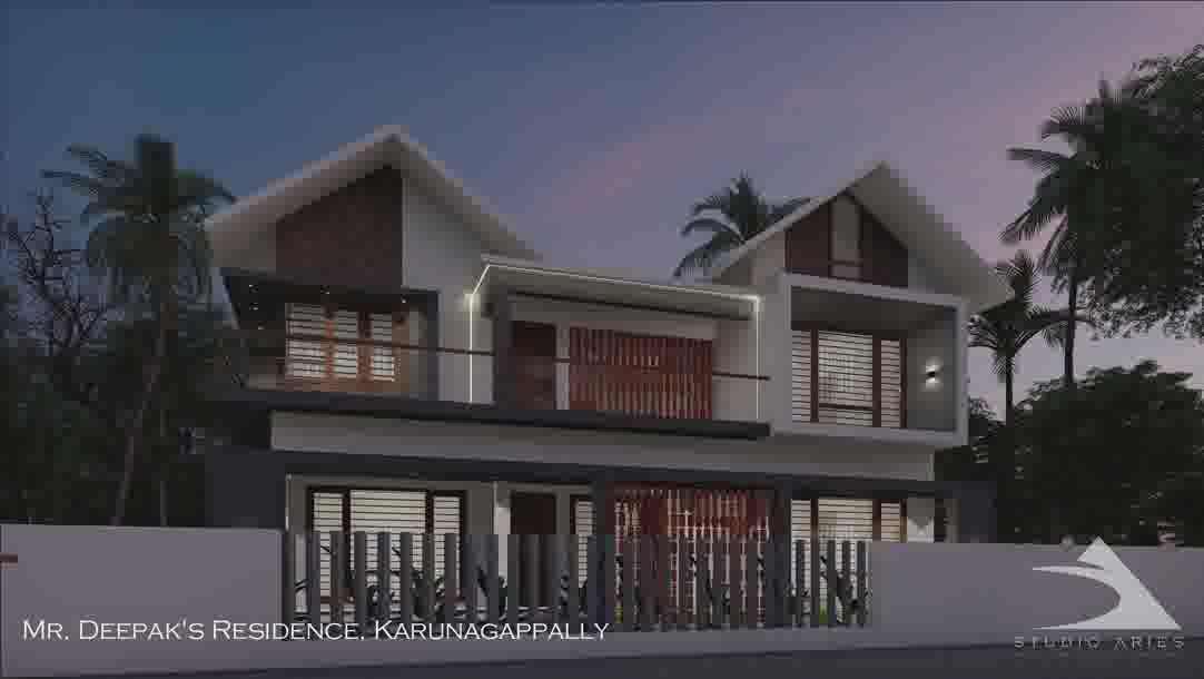 Ongoing project at Karunagappally, Kollam
Proposed exterior and interior design #InteriorDesigner #exteriordesigns #interiordesign  #tropicaldesign