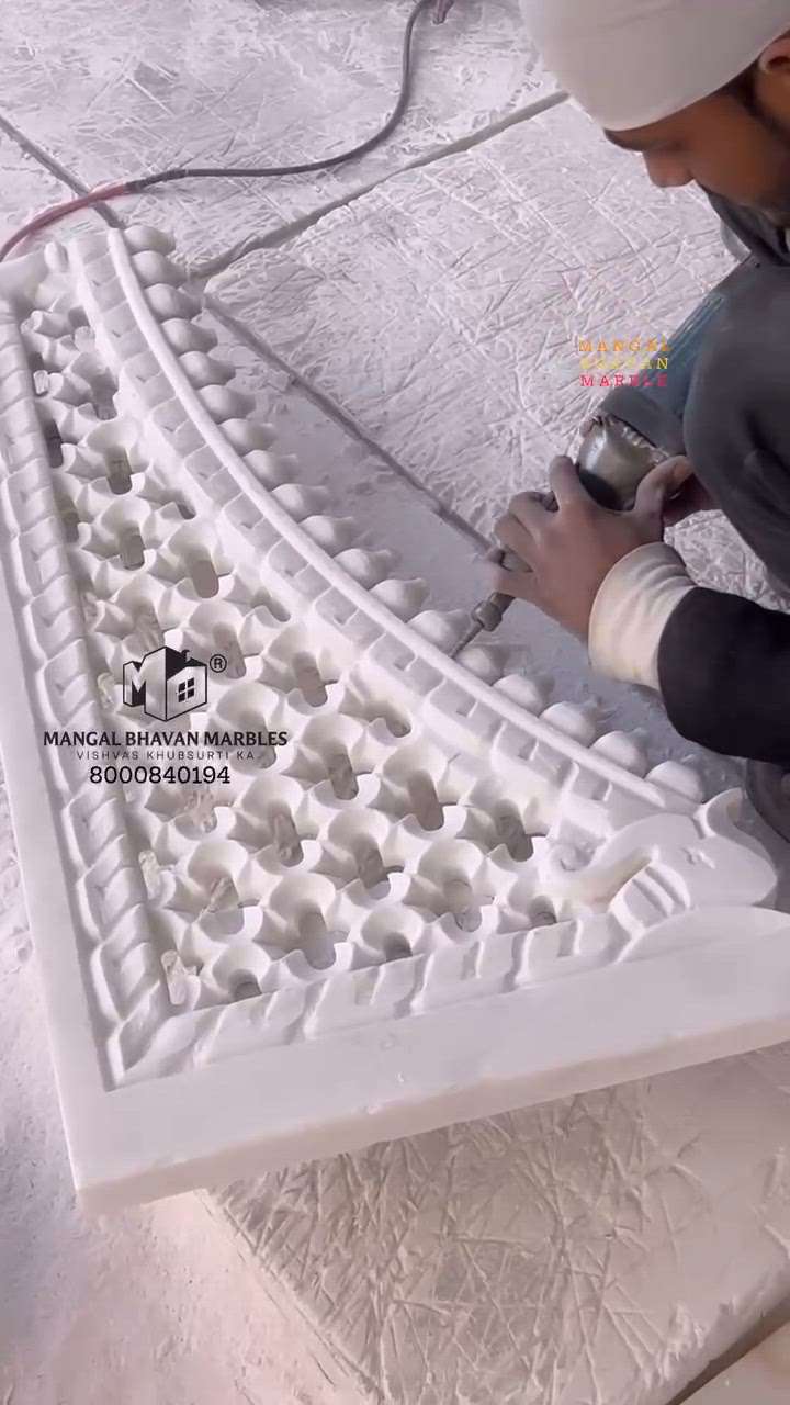 (Part-4) Work almost Done for Bikaner Customised Temple. 

Customise Makrana White Marble Temple for Bikaner Rajasthan🛕  Contact 📞 us : 8000840194 

We offer a wide selection of Marble Temple for home. These are completely made of pure white marble. They are intricately designed and equipped with domes. 

Our skilled craftsmanship makes home and outdoor and indoor marble temples affordable for anyone looking to buy a home for their God without compromising the quality. We use white Makrana stone to carve the house of God.

DM FOR MORE DETAILS ✉️ 

M  A  N  G  A  L  B  H  A  V  A  N  MARBLES
#marbletemple #marblecraft #marbleart #marblehandicrafts 
#makingmarbletemple #bestmarbletemple #manufacturing 

VISIT AT MANGAL BHAVAN MARBLES for

📍Central Spine, Opp.Akshaya Patra Temple, Mahal Road, Jagatpura, Jaipur. 302017

📍Borawar Bypass Road, Borawar, Makrana, 341505

#mangalbhavanmarbles #vishvaskhubsurtika
MARBLE - GRANITE - HANDICRAFTS 

DM or Call for Any Inquiry
📞 +91-8000840194 
📩 mangalbhavanmarbles@gmail.com
🌎 www.mangalbhavanmarbles.com

.
.
.
.
.
.
.
.
.
.
.
.
.
.
.
.
.
.
.
.
#whitemarble #dungrimarble #kitchendesign #kitchentop #stairsdesign #jaipur #jaipurconstruction #pinkcityjaipur #bestgranite #homeflooring #bestmarbleforflooring #makranamarble #handicraft #homedecor #marblewholesaler #makranawhite #indianmarble #instagramreels #architecturedesign #homeinterior #floorarchitecture
@mangal_bhavan_marbles