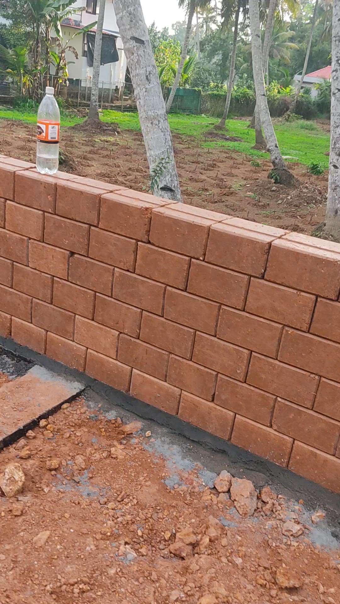 interlock brick-wall construction-low cost building construction