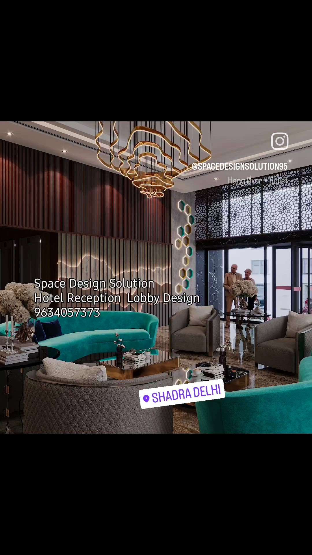 #hotel # Reception Lobby #interiordesign #modern #Interior #luxuryinterior #arcitecture #Space #design #solution 
www.spacedesignsolution.com 
9634057373