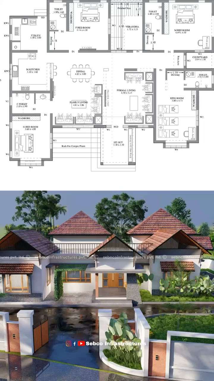 "Crafting Dreams in 3D: A Journey of Creative Planning"🏠💕

Client- Thomas Ponkunnam
Location- Ponkunnam, Kottayam 
Area - 3154sqrft
PMC - SEBCO Infrastructures Pvt.Ltd

#3DPlanning
#ArchitecturalDesign
#VirtualReality
#DigitalBlueprints
#CreativeVisualization
#DesignIn3D
#PlanToReality
#DreamsIn3D
#ImmersiveDesign
#VisualizeCreateInspire