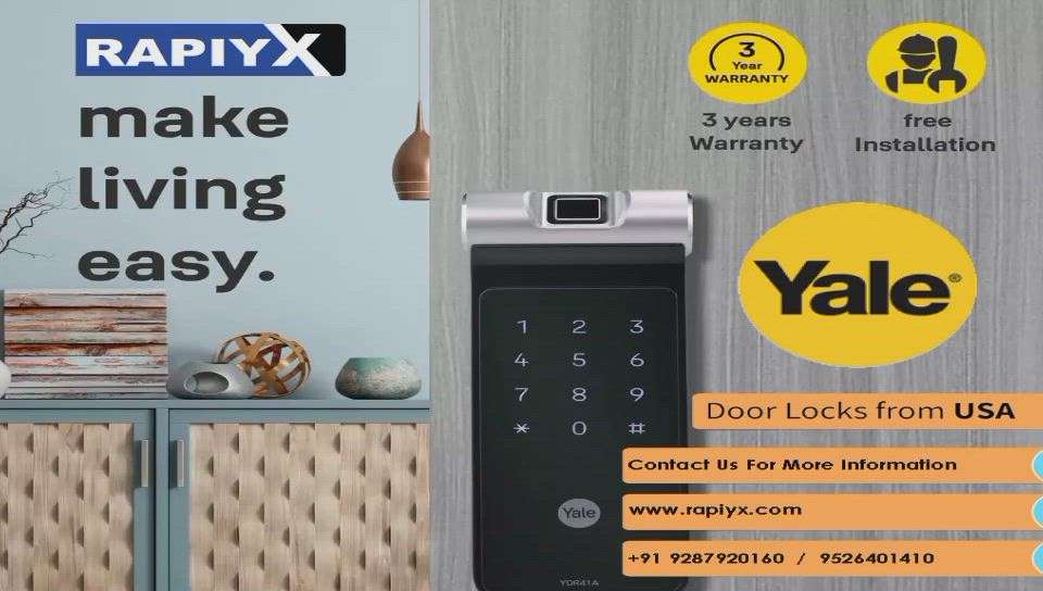 Yale Smart Door Locks for Home | Smart Door Lock | Digital Door Lock | Biometric Lock |

 #automationsolutions  #securitygate  #AUTOMATION  #automated  #automationsolutions  #HomeAutomation  #automated