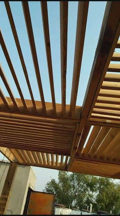 pergola pine wood design
green park dilli me
RJ interer designer
9690229652