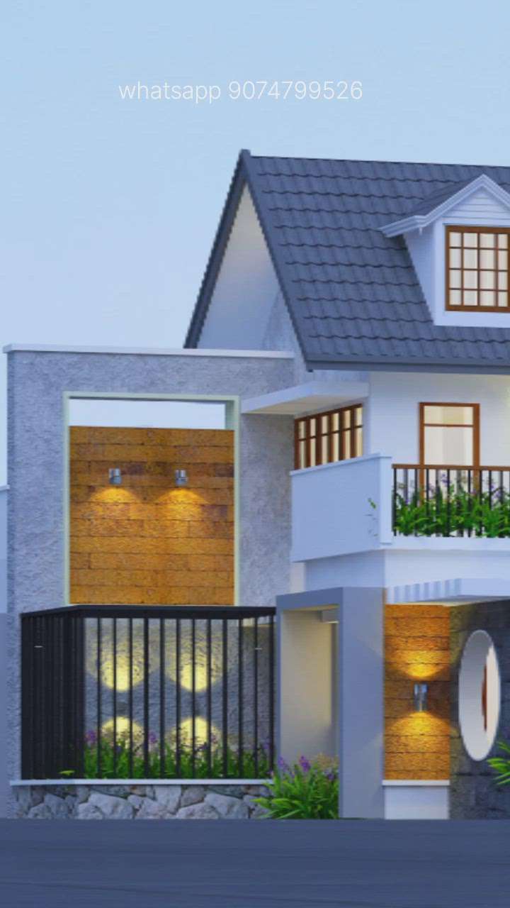 3d elevation ചെയ്യാൻ whatsapp ചെയ്യൂ.. #HouseDesigns #modernhousedesigns #ElevationHome
