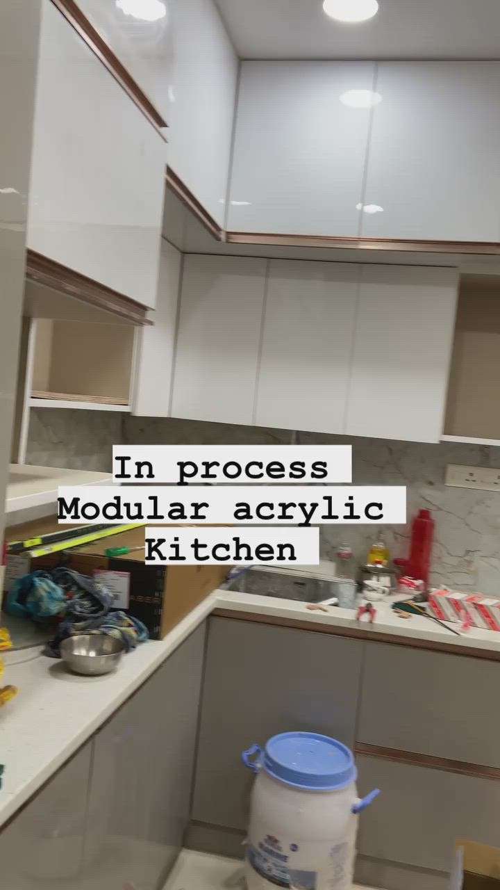Modular kitchen work😀