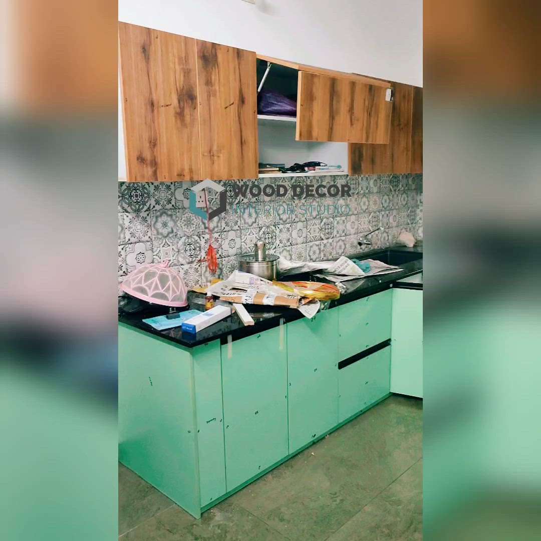 modular kitchen work in progress.... #ModularKitchen  #KitchenRenovation  #wpc  #InteriorDesigner  #KitchenInterior   #LUXURY_INTERIOR  #viralreels  #Alappuzha