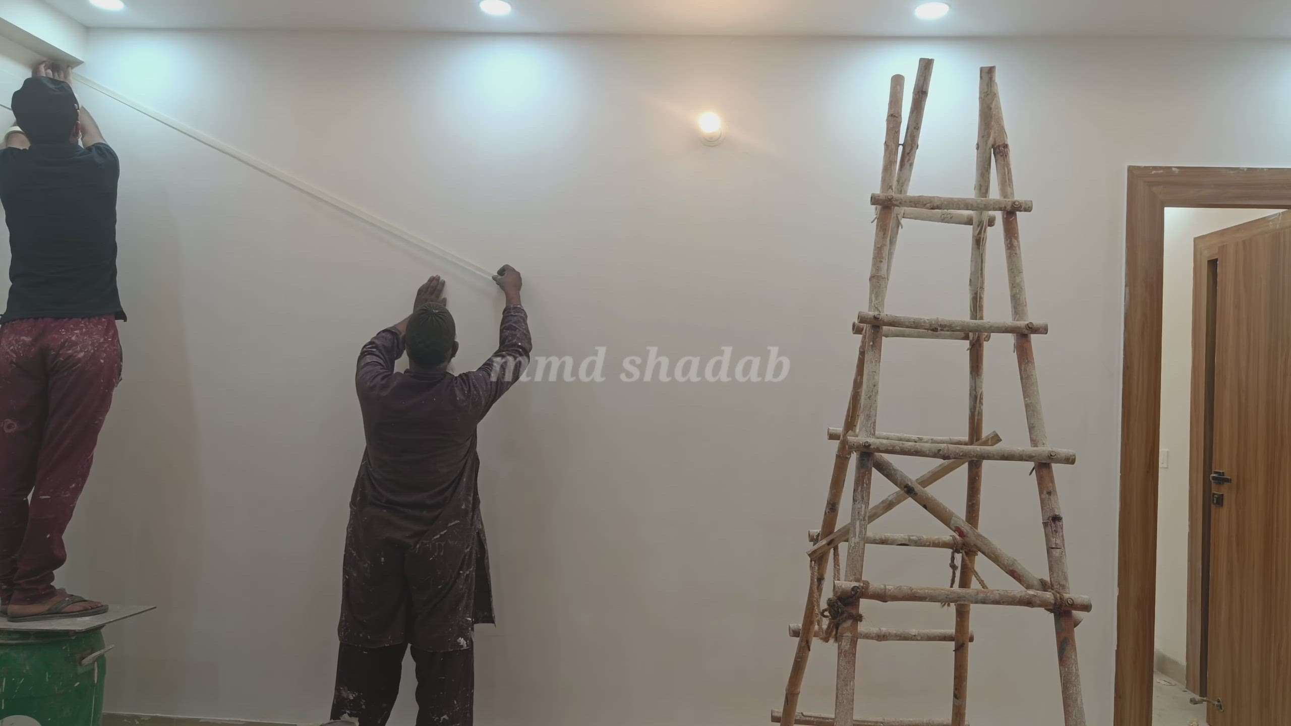 geumatric wall painting design ideas for drawing room | #mmdshadab #koloapp #viralvideos