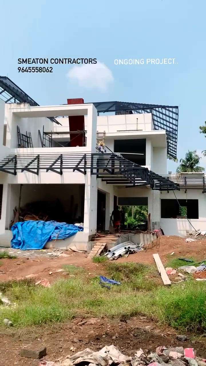 Ongoing project at Thrissur #irinjalakuda #cochinconstruction #houseconstructioncivil